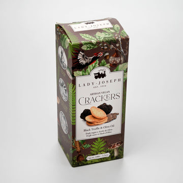 Crackers de trufa negra y aceite de oliva