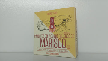 Pimientos del piquillo rellenos de marisco